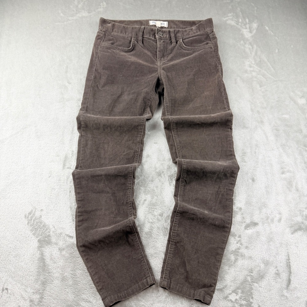 Madewell Women's Size 24x32 Corduroy Skinny Pants Brown